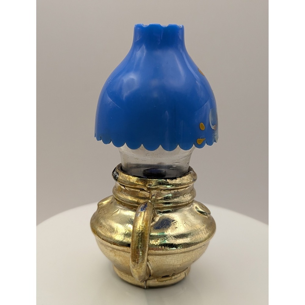 VINTAGE KITCHEN 3" HIGH PLASTIC/METAL OLD LANTERN SALT & PEPPER SHAKERS - Picture 6 of 16